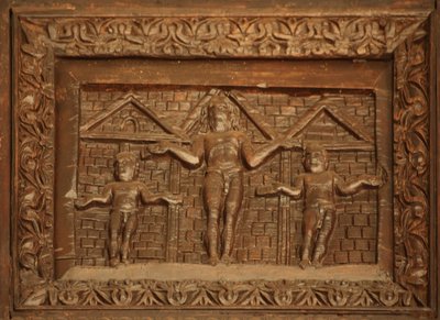 Pannello dalla porta del V secolo: la Crocifissione Orante da Unknown